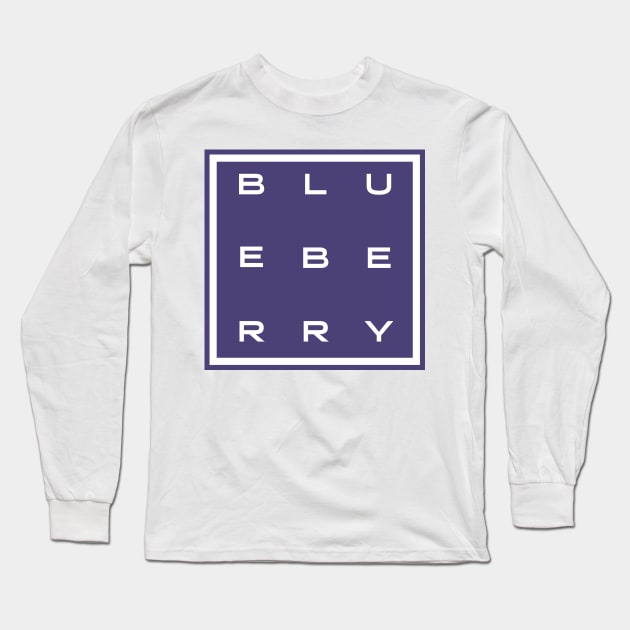 Blueberry Long Sleeve T-Shirt by Magic Moon